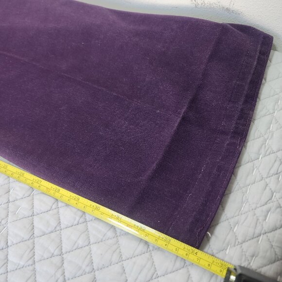 Retro 70s Levi Strauss Purple Corduroy Bell Bottom Jeans High Waisted - Picture 10 of 12